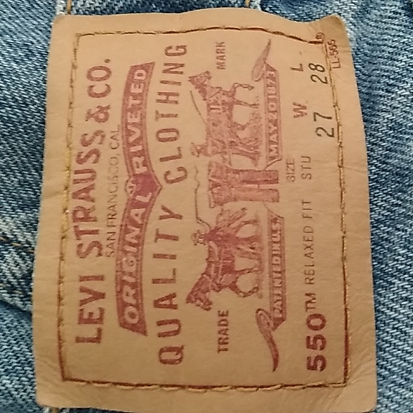 SALE! Levi's Strauss & Co. Relaxed Fit Student 550 Vintage Jeans W-27 L-28 - Picture 6 of 10